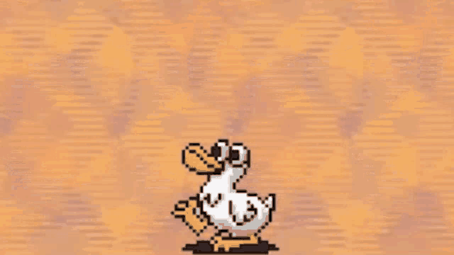 Mad duck from the game EarthBound